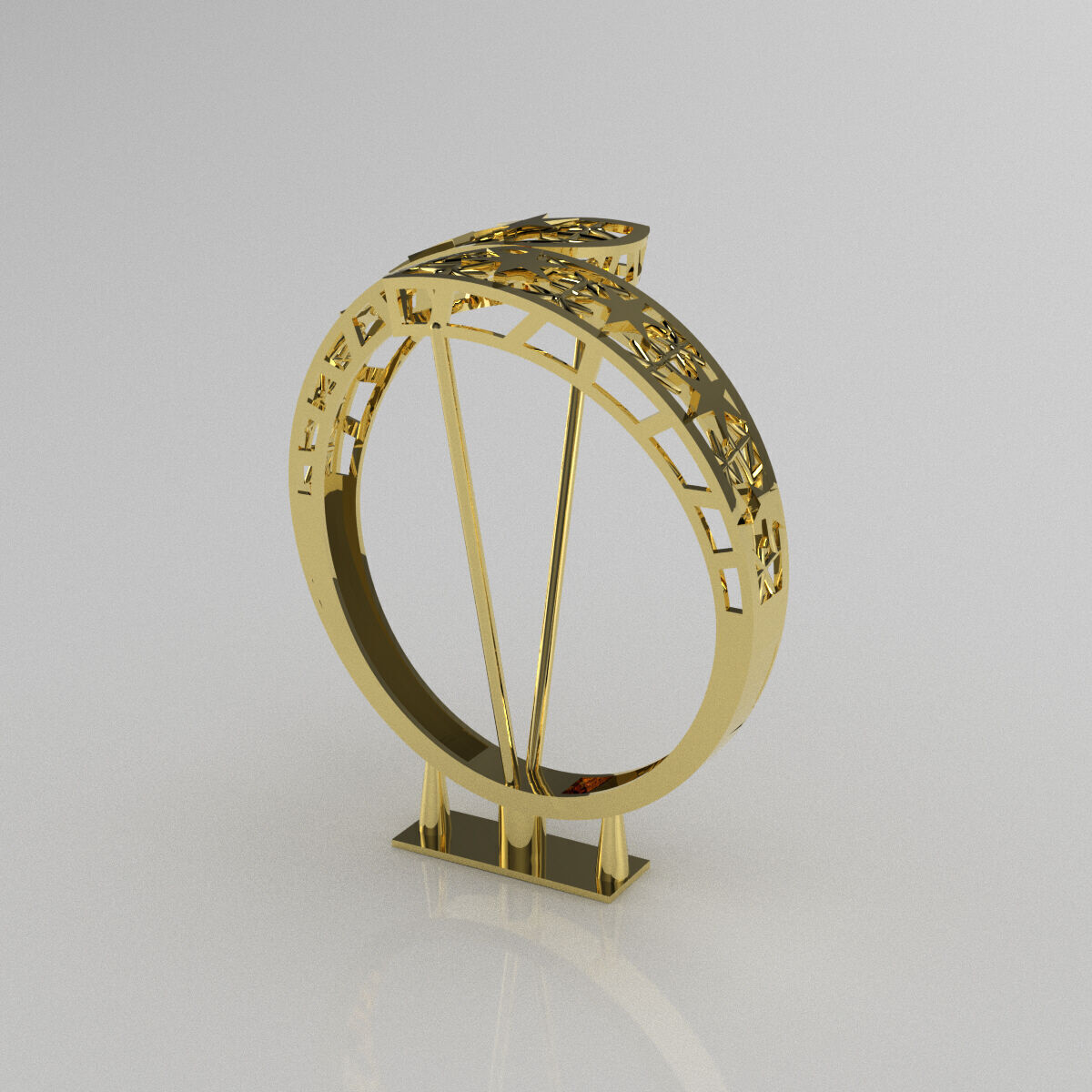 Fusion ring 3D printer model code 270 3D print model 3D print model_3