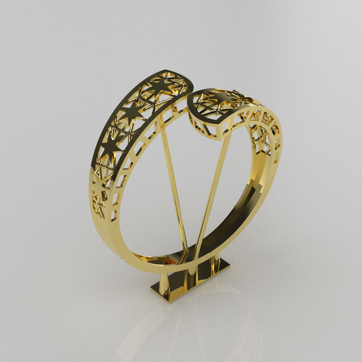 Fusion ring 3D printer model code 270 3D print model 3D print model_1