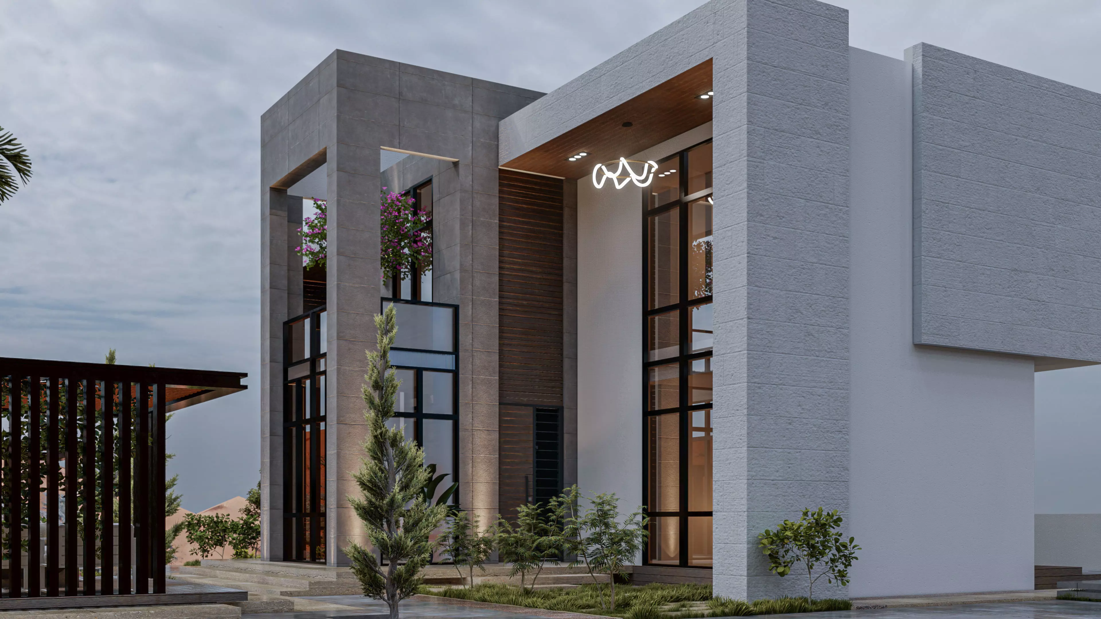 Modern villa in KSA Tandha 3D model
