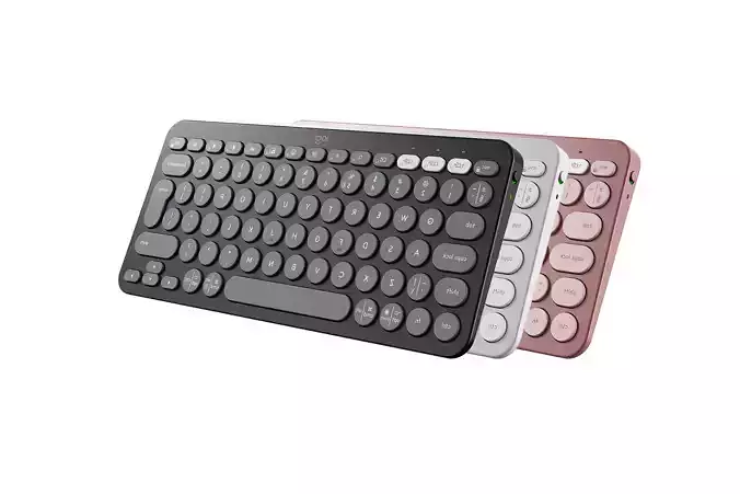 Logitech Pebble Keys 2 K380S Keyboard Bundle 