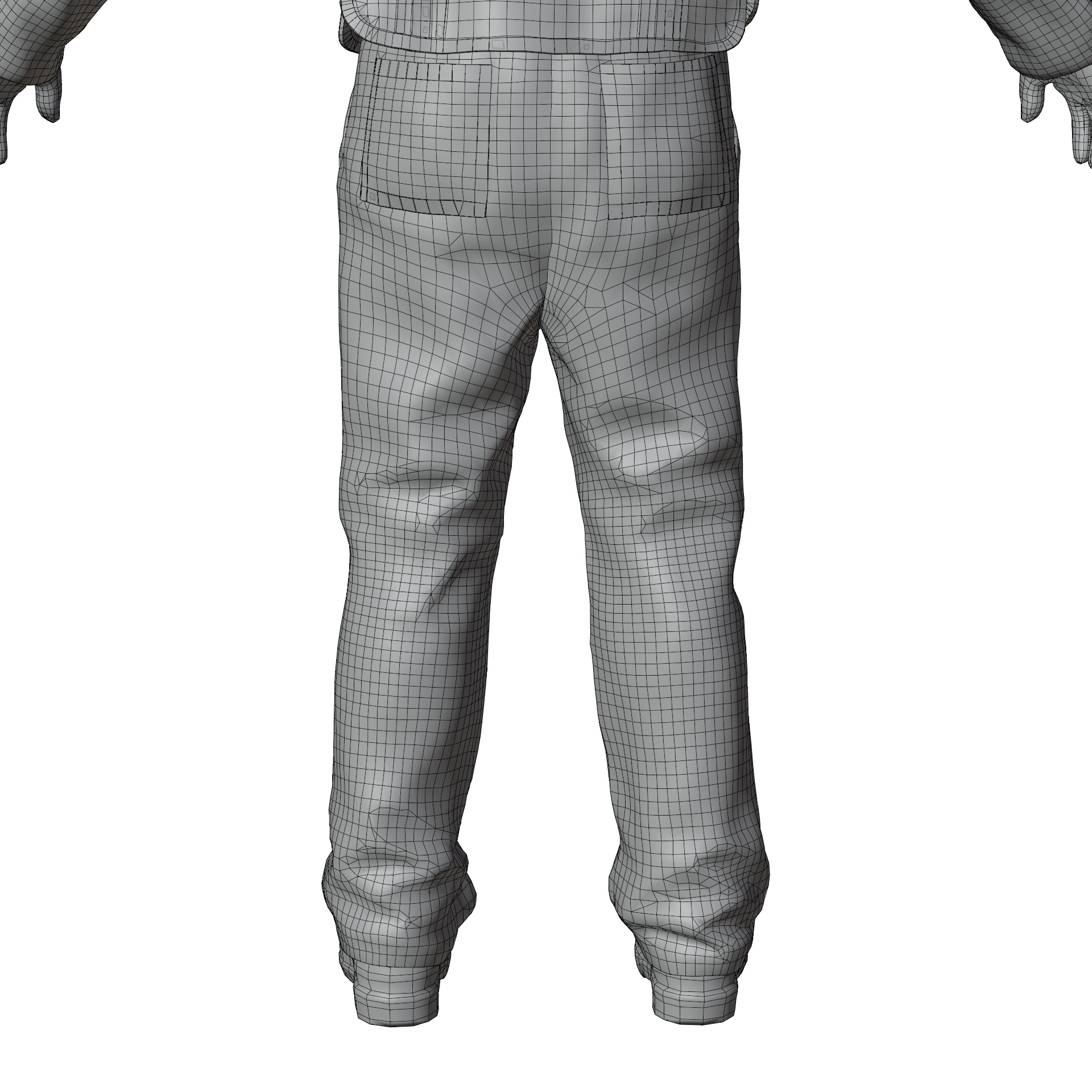 Construction Worker  Rigged 3D model_31