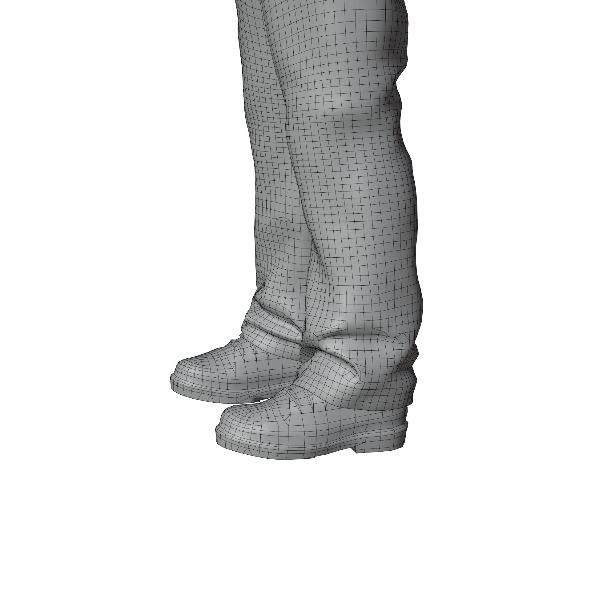 Construction Worker  Rigged 3D model_26