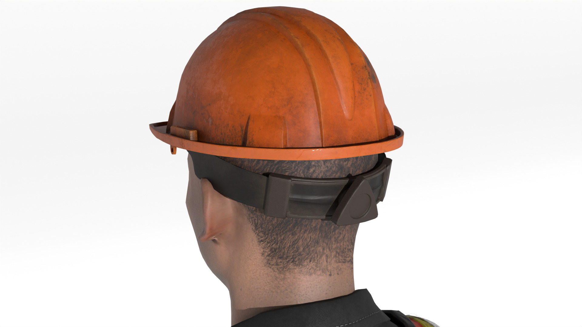 Construction Worker  Rigged 3D model_12