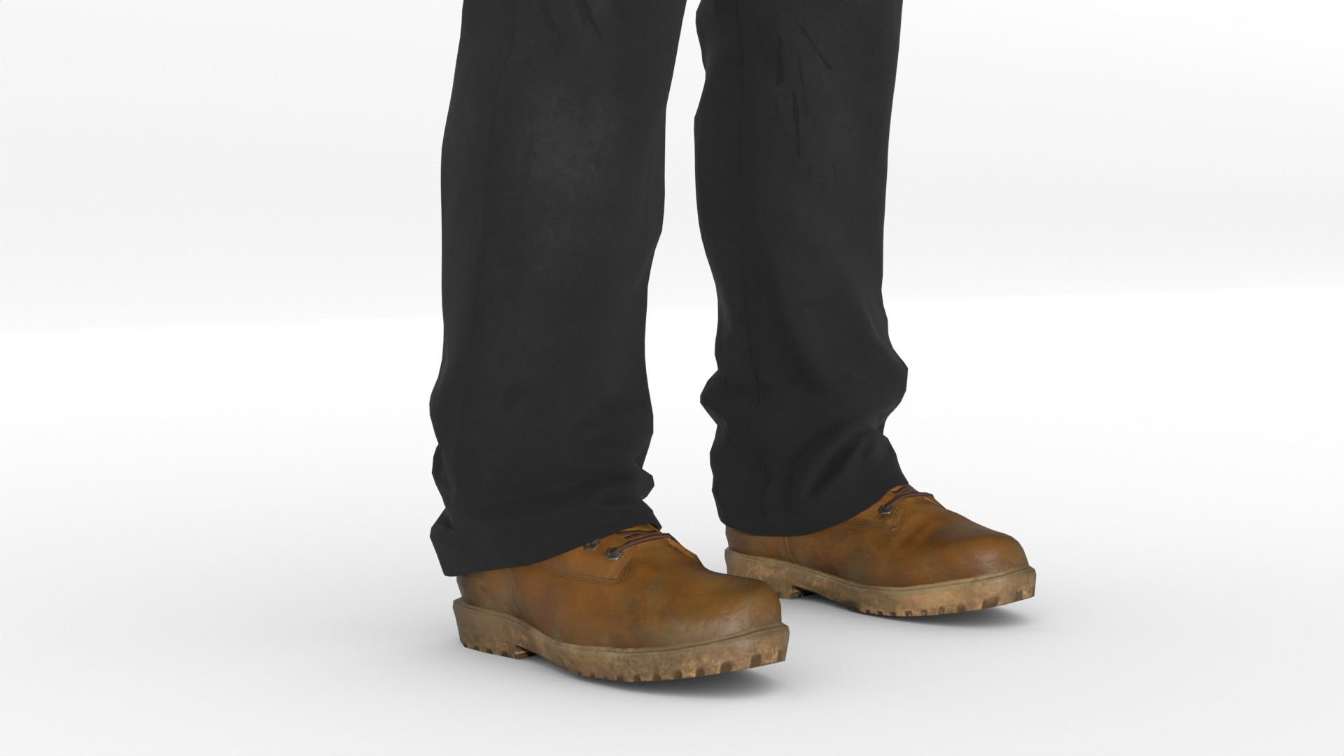 Construction Worker  Rigged 3D model_20