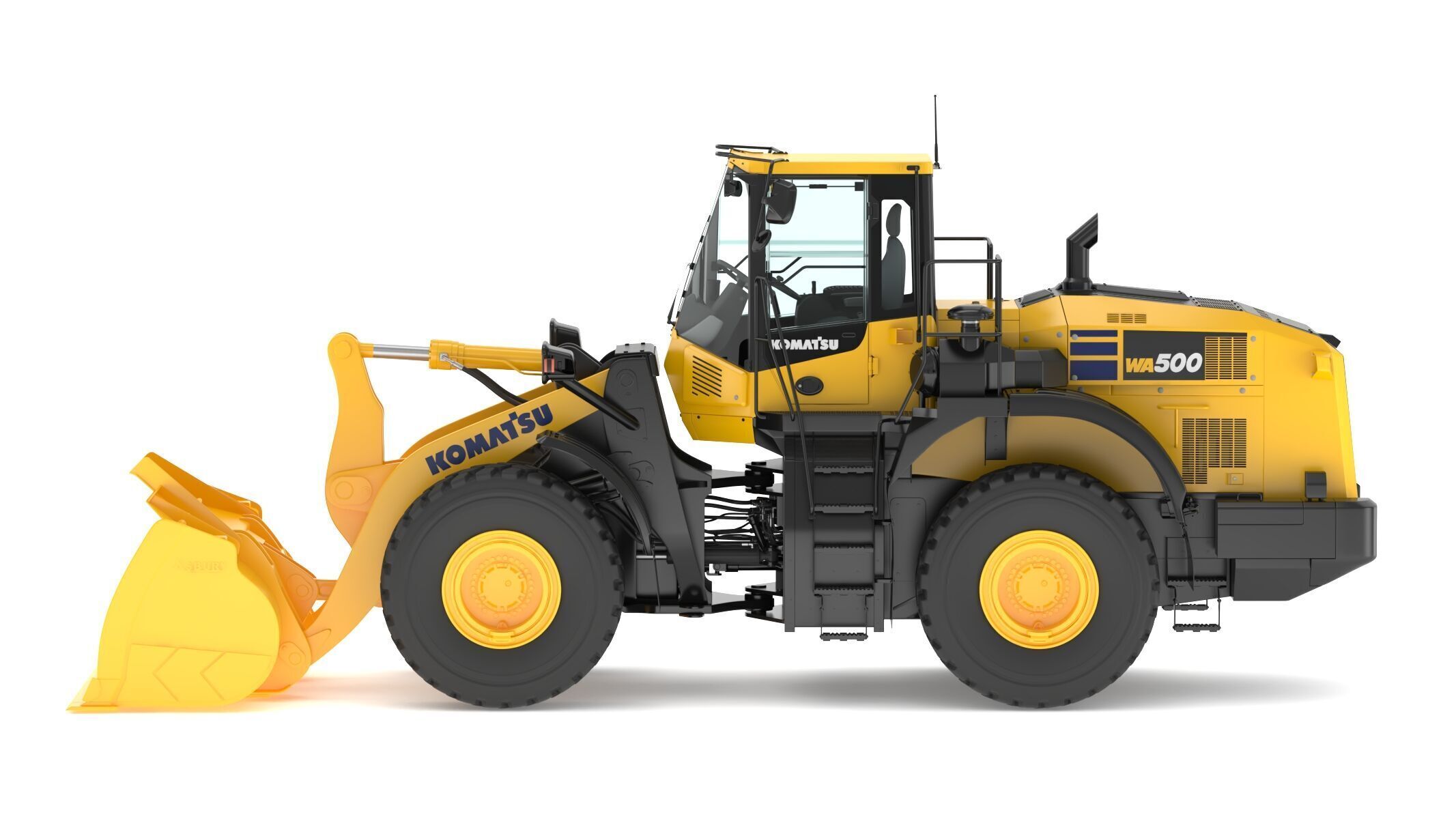 Komatsu WA500-8 Yard Loader Wheel Loader 3D model_7