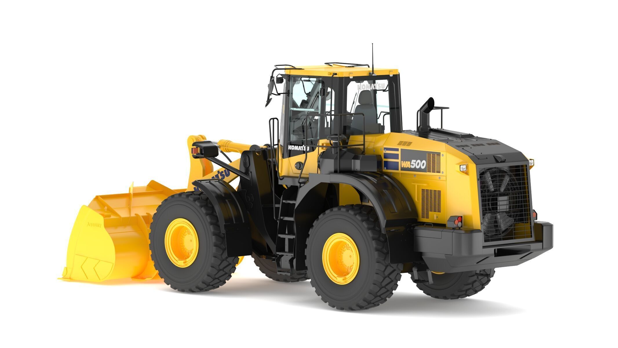 Komatsu WA500-8 Yard Loader Wheel Loader 3D model_6