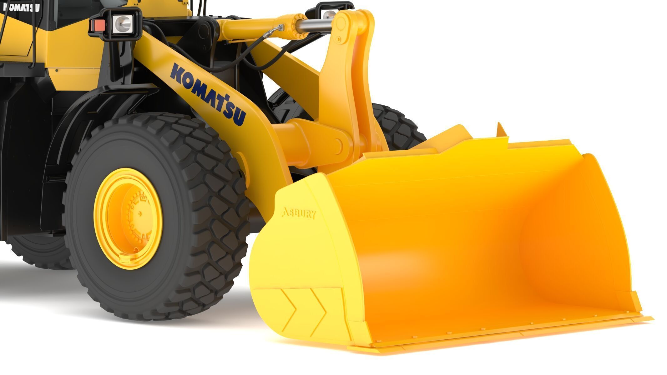 Komatsu WA500-8 Yard Loader Wheel Loader 3D model_12