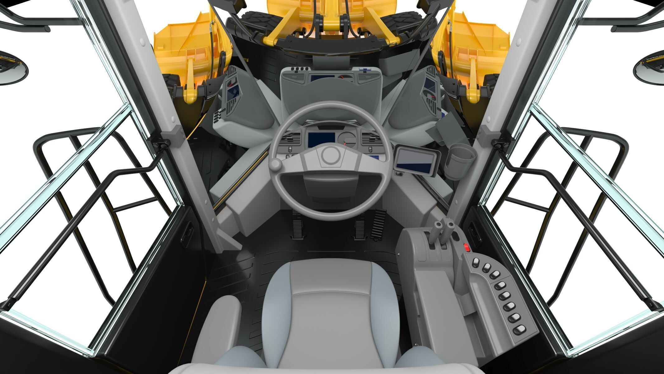 Komatsu WA500-8 Yard Loader Wheel Loader 3D model_21