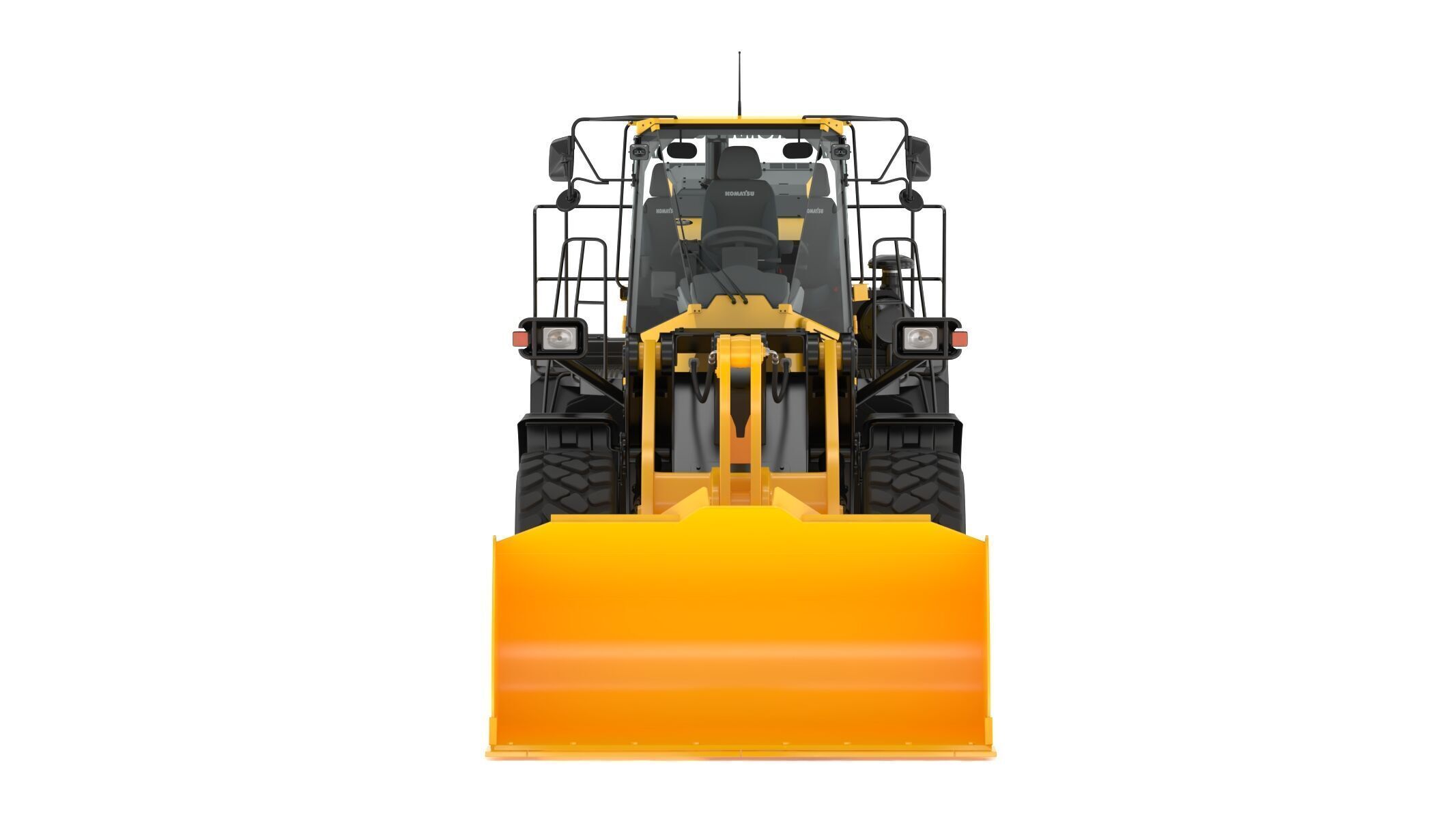 Komatsu WA500-8 Yard Loader Wheel Loader 3D model_1