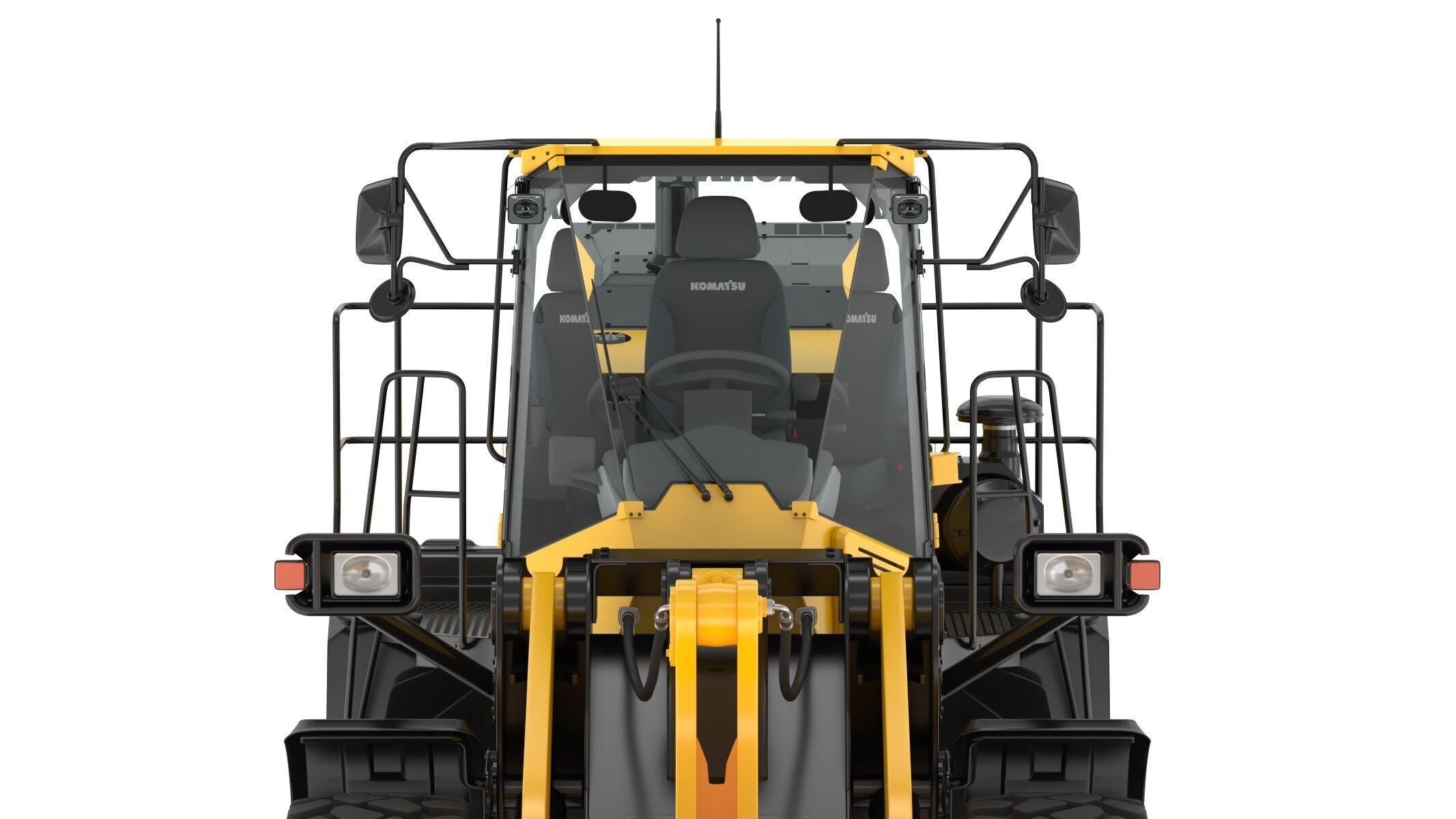 Komatsu WA500-8 Yard Loader Wheel Loader 3D model_11