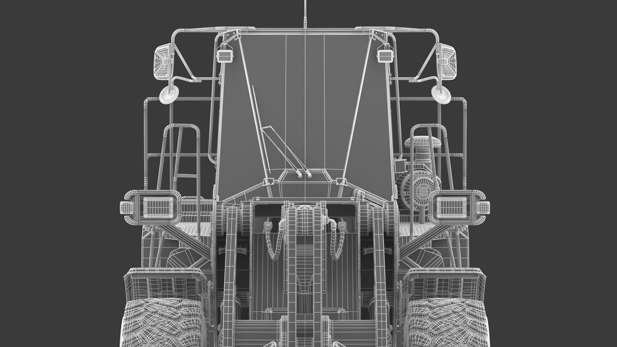 Komatsu WA500-8 Yard Loader Wheel Loader 3D model_33