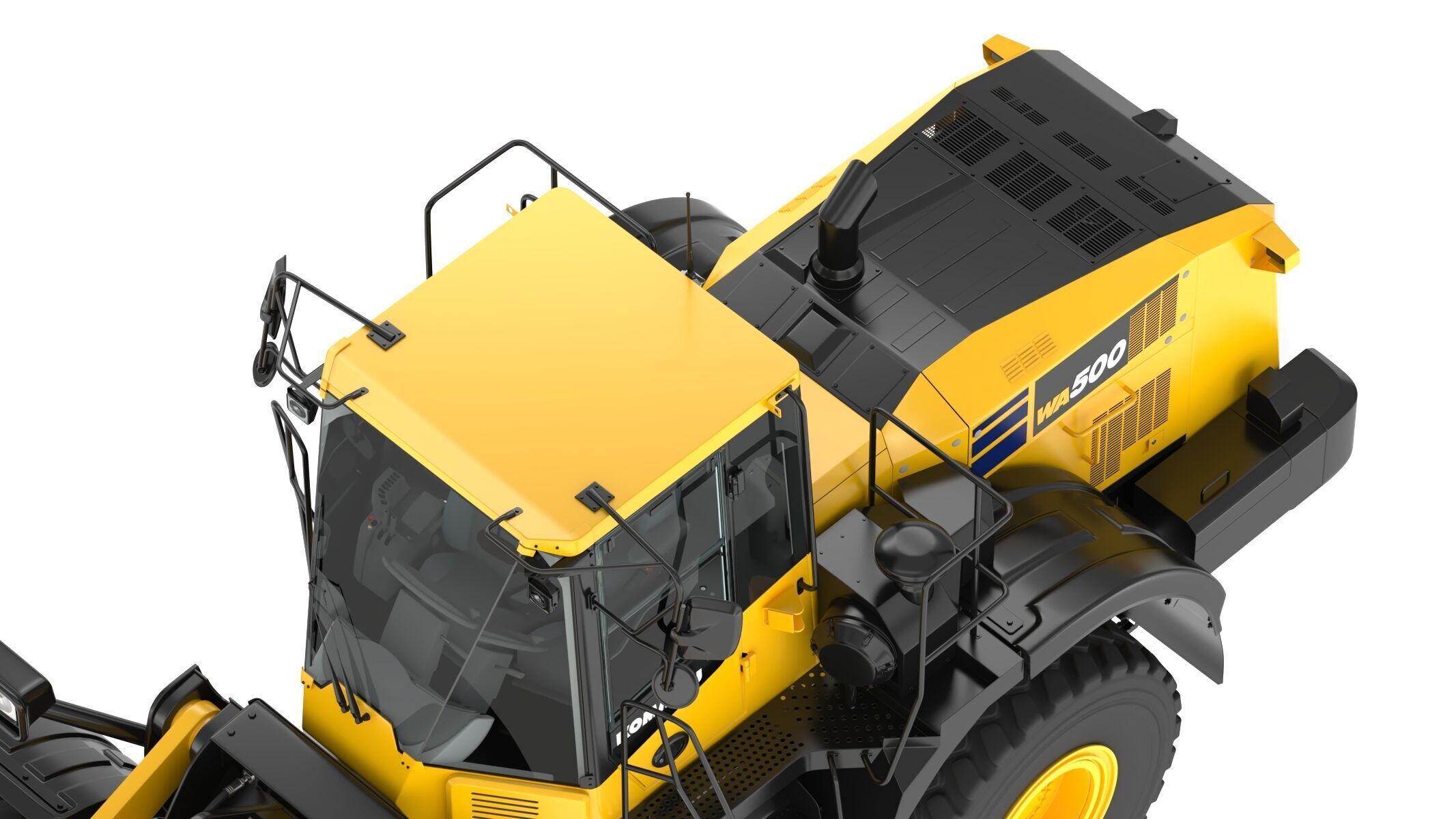 Komatsu WA500-8 Yard Loader Wheel Loader 3D model_18