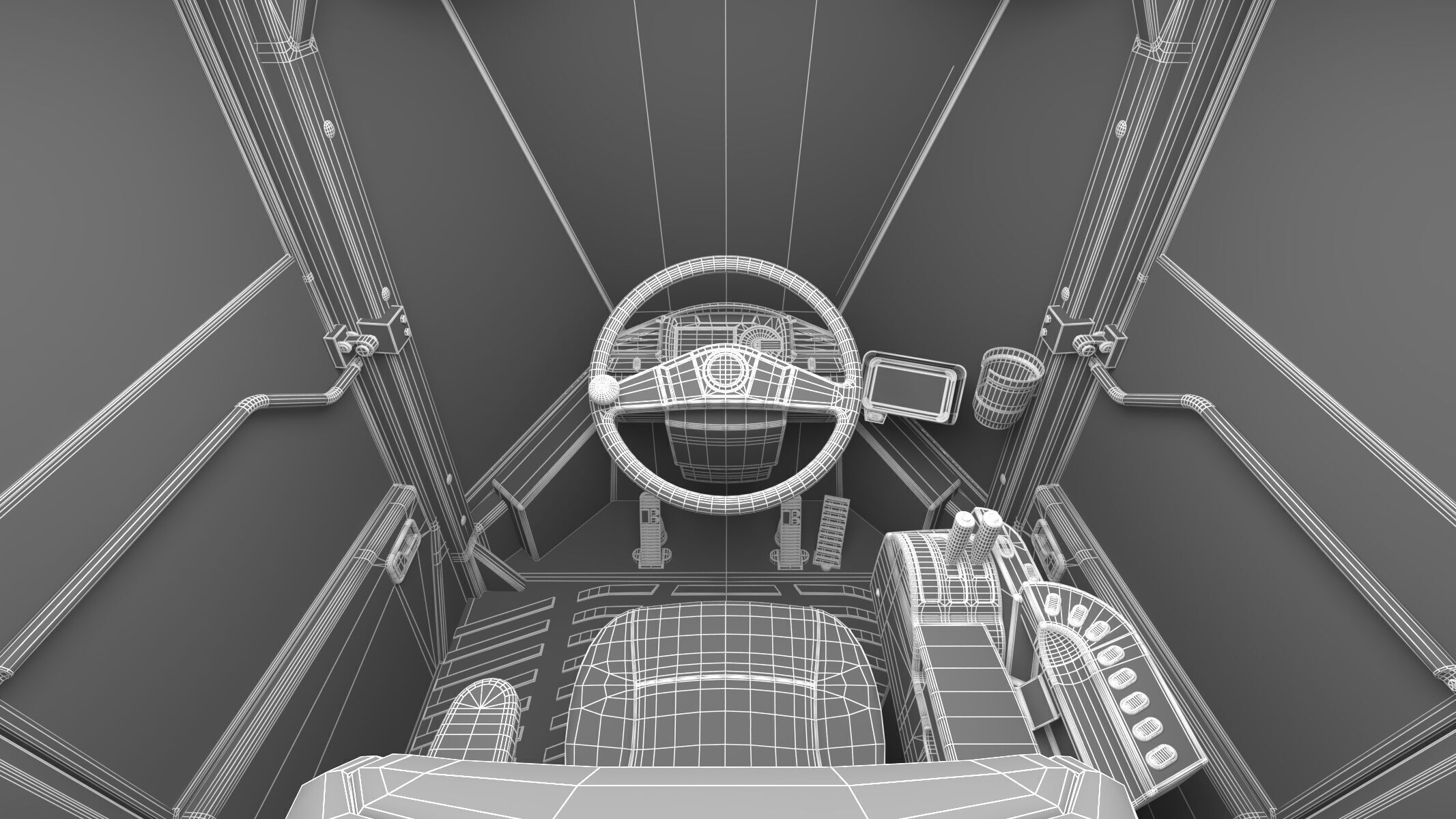 Komatsu WA500-8 Yard Loader Wheel Loader 3D model_43