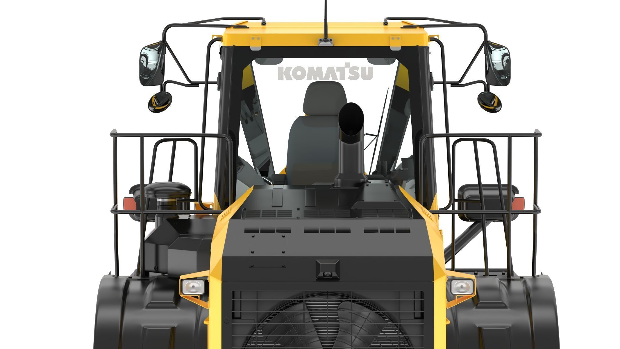Komatsu WA500-8 Yard Loader Wheel Loader 3D model_15