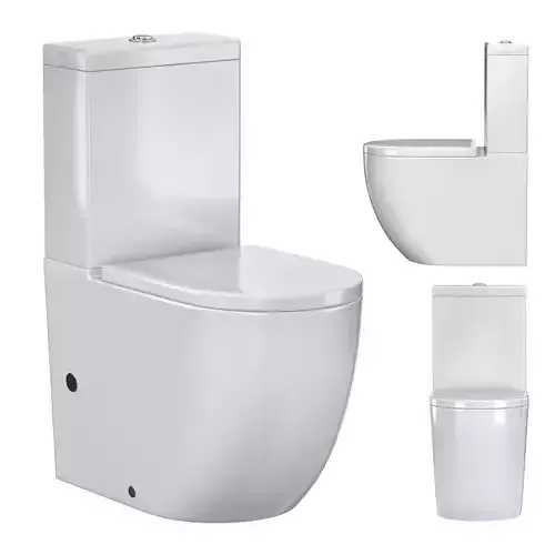 SOTTILE RIMLESS WALL FACED TOILET SUITE