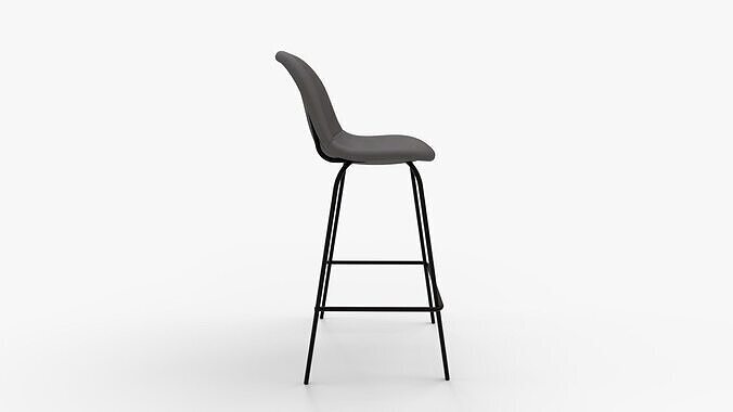 Kody Bar Counter Stool 3D model 2