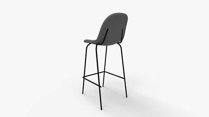 Kody Bar Counter Stool 3D model 5