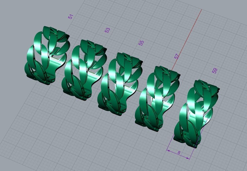 Gold Ring Cartier Ring stl 3dm 3dprintmodel 3D print model_8