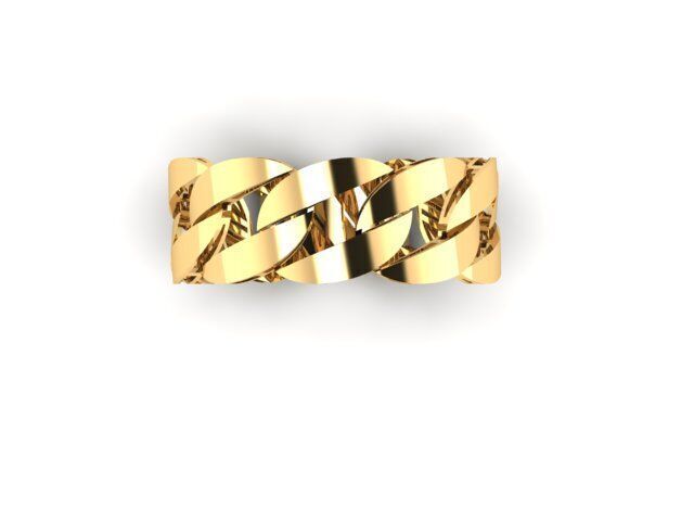 Gold Ring Cartier Ring stl 3dm 3dprintmodel 3D print model_2