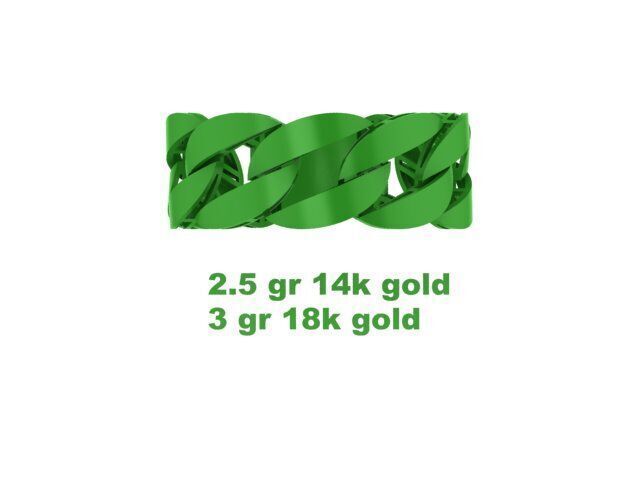 Gold Ring Cartier Ring stl 3dm 3dprintmodel 3D print model_7