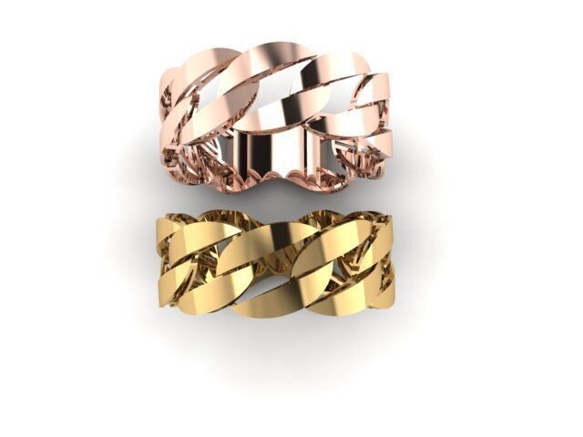 Gold Ring Cartier Ring stl 3dm 3dprintmodel 3D print model_1
