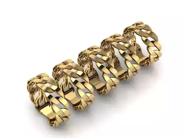 Gold Ring Cartier Ring stl 3dm 3dprintmodel