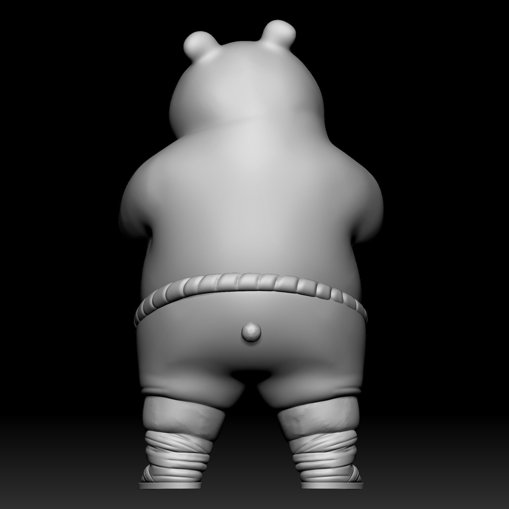 kung fu panda PO 3D print model_3