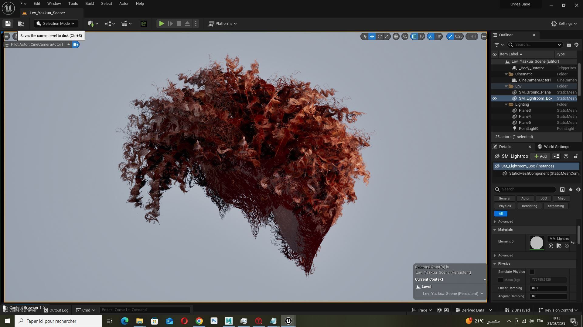 Curly Undercut Hairstyle - Realistic 3D Hair Low-poly 3D model_16