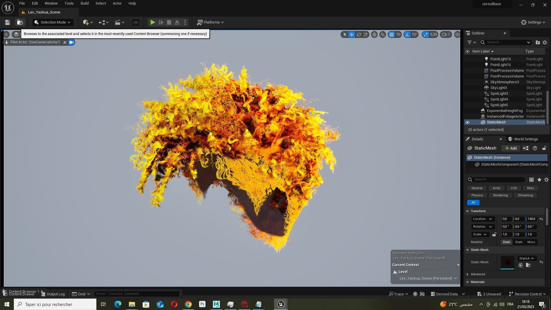 Curly Undercut Hairstyle - Realistic 3D Hair Low-poly 3D model_18