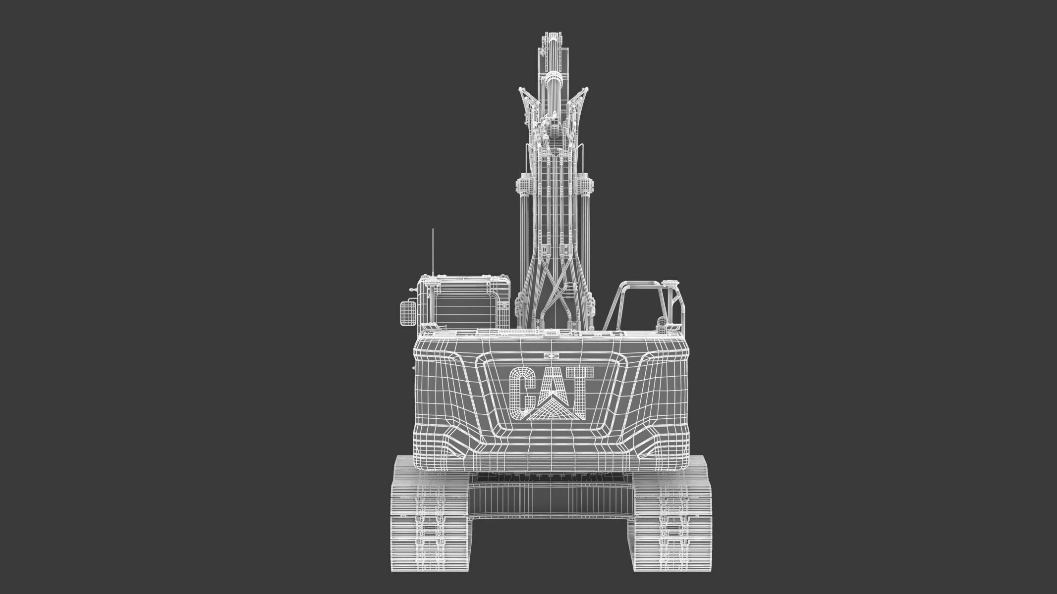 CAT 330 Hydraulic Excavator 3D model_27