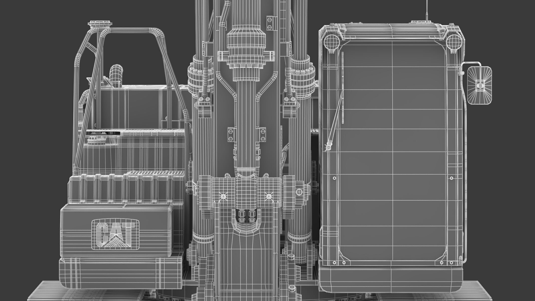 CAT 330 Hydraulic Excavator 3D model_33