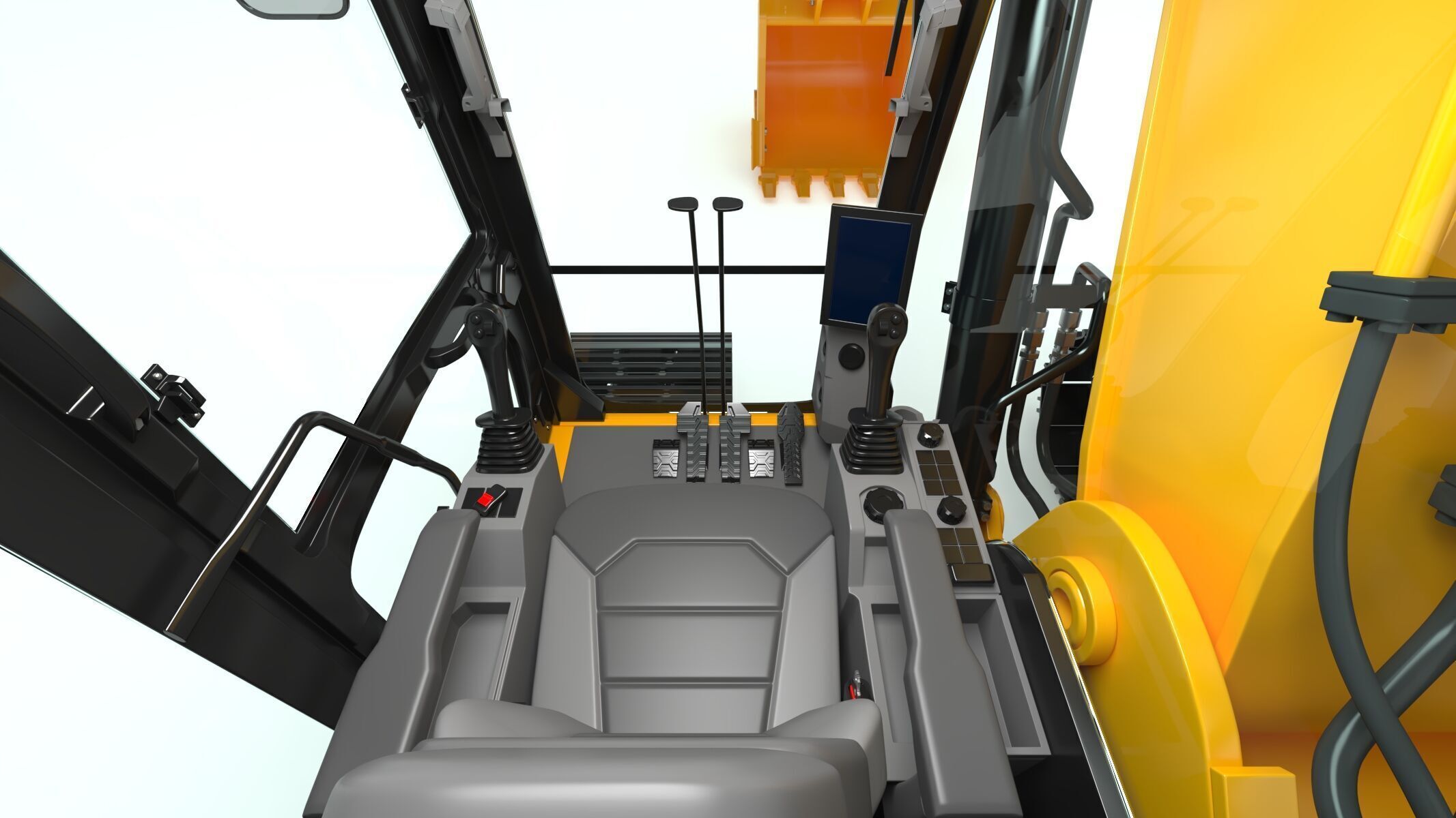 CAT 330 Hydraulic Excavator 3D model_21