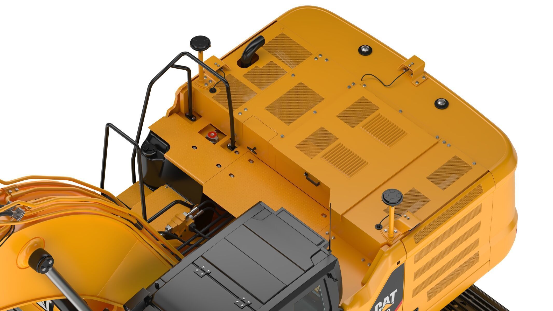 CAT 330 Hydraulic Excavator 3D model_18