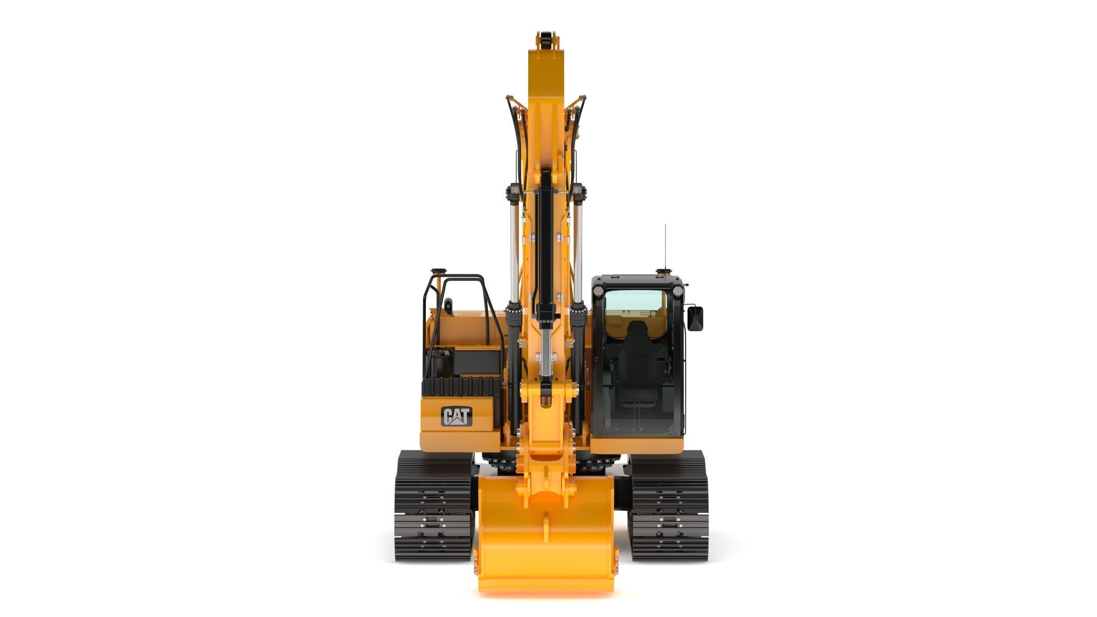 CAT 330 Hydraulic Excavator 3D model_1