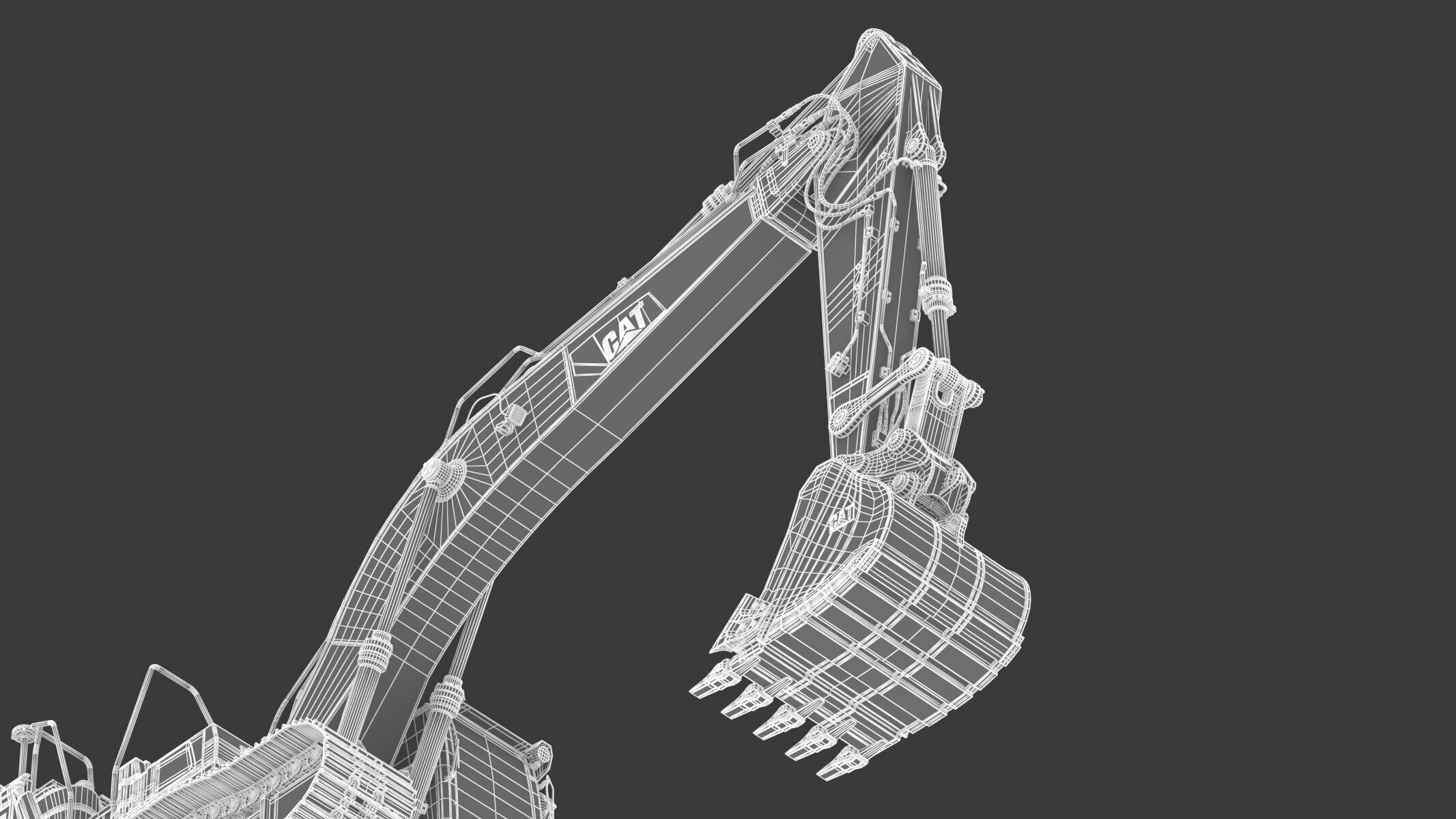CAT 330 Hydraulic Excavator 3D model_41