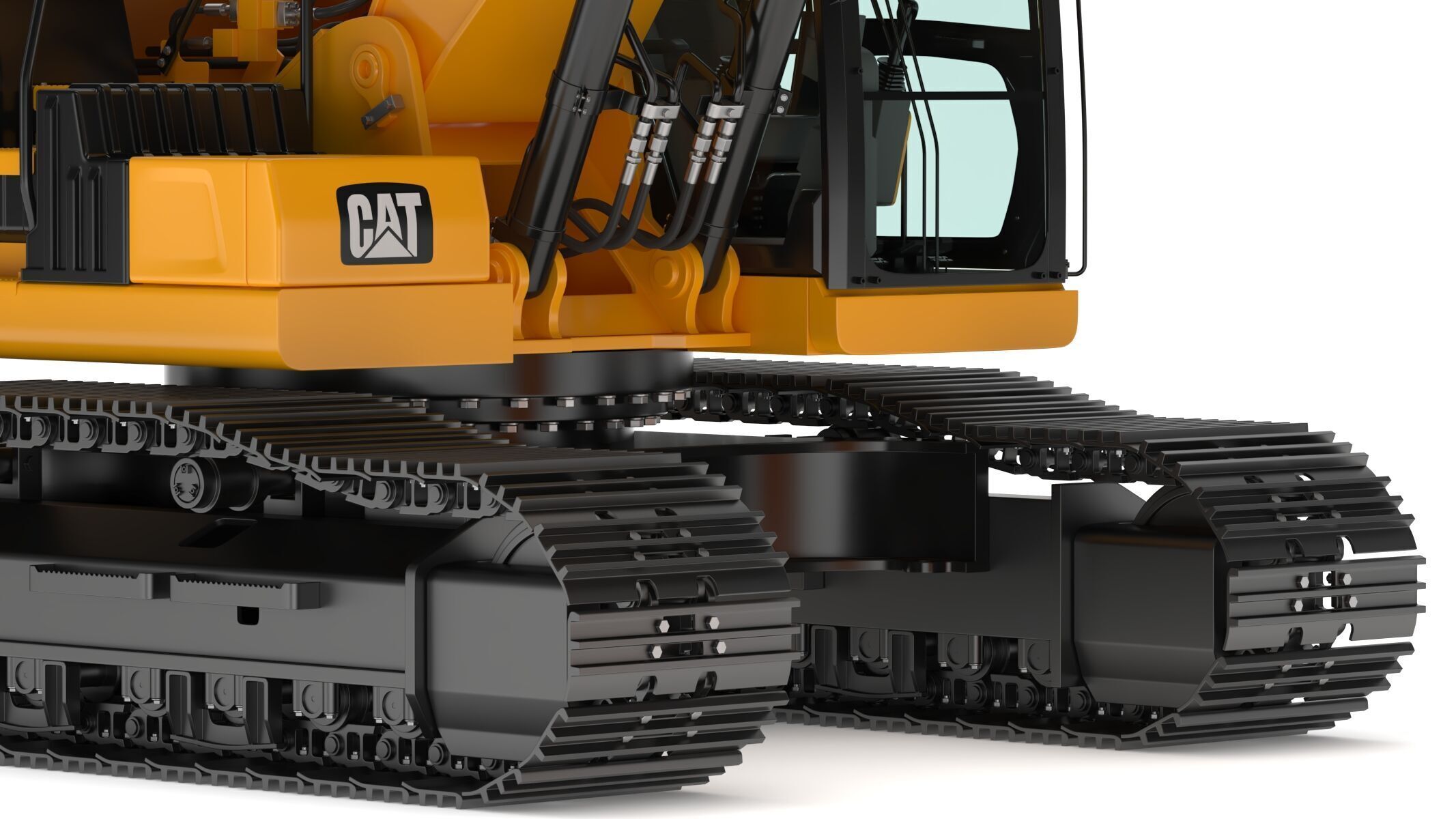 CAT 330 Hydraulic Excavator 3D model_12