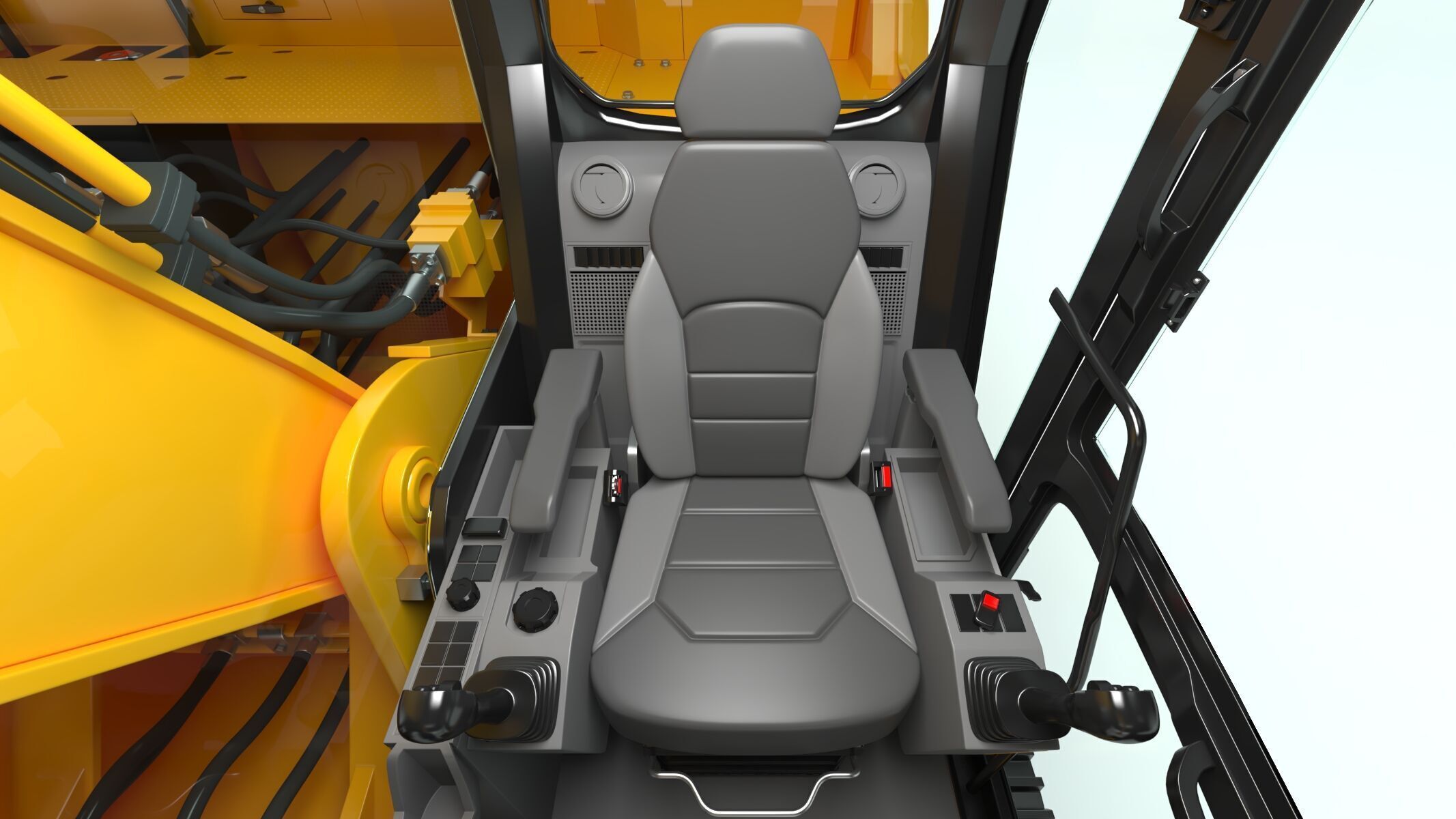 CAT 330 Hydraulic Excavator 3D model_20