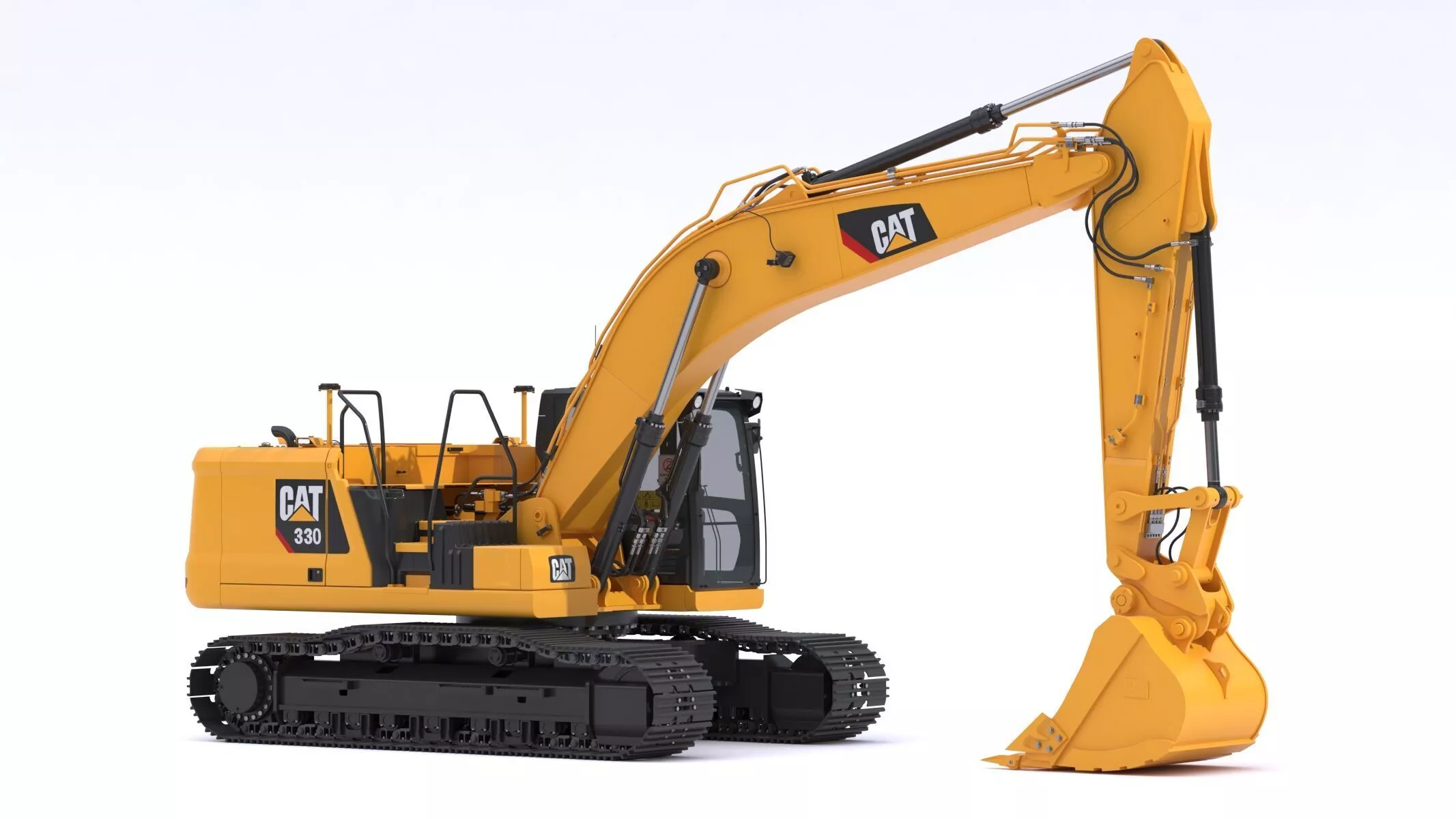 CAT 330 Hydraulic Excavator 3D model
