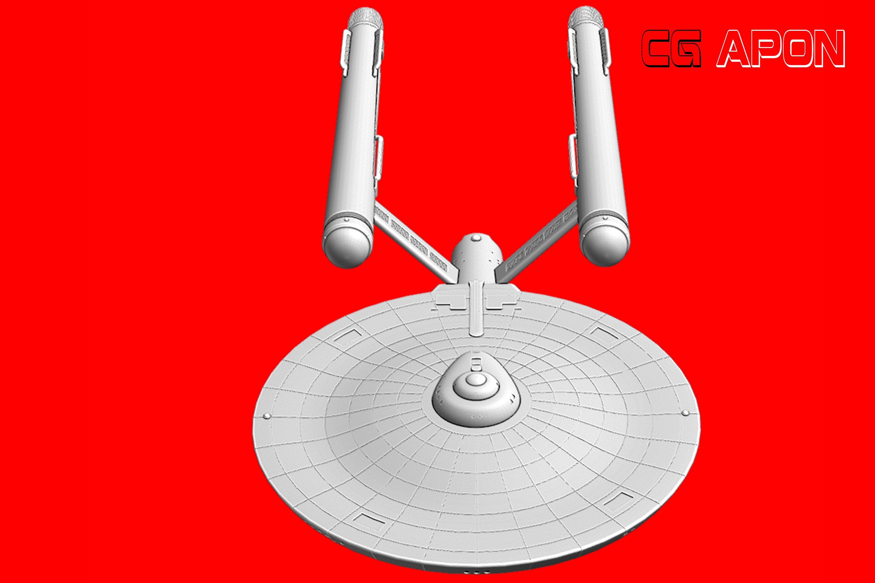 USS Enterprise NCC 1701 3D print model_20