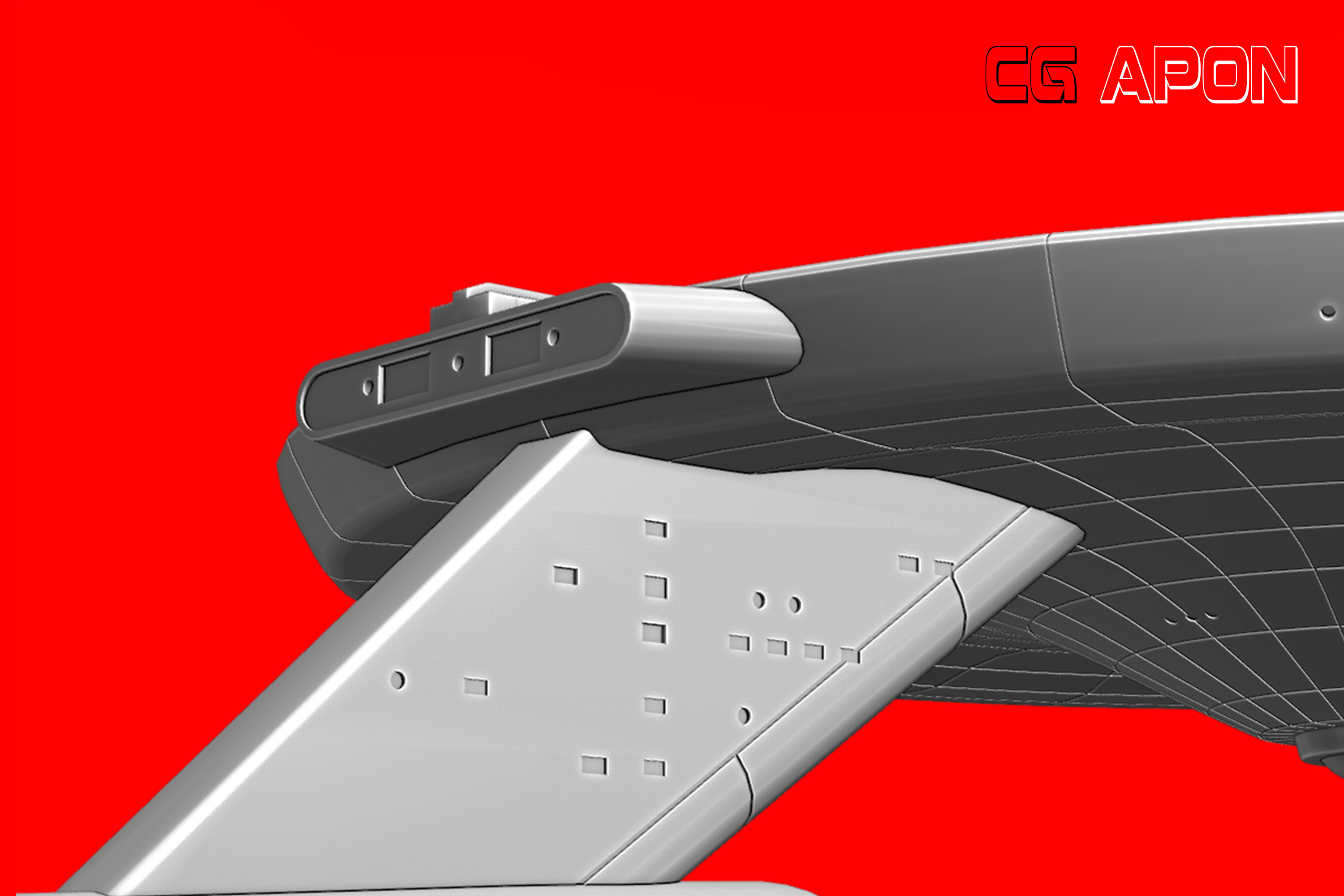 USS Enterprise NCC 1701 3D print model_12