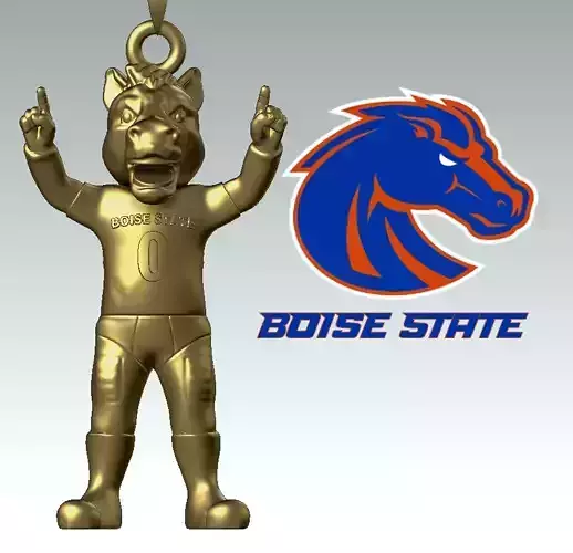 NCAA - Necklaces BOISE STATE BRONCOS - Hanging Figurine