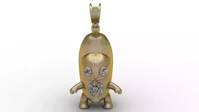 UNIQUE UGLY ANIMAL PENDANT 3D PRINTABLE MODEL