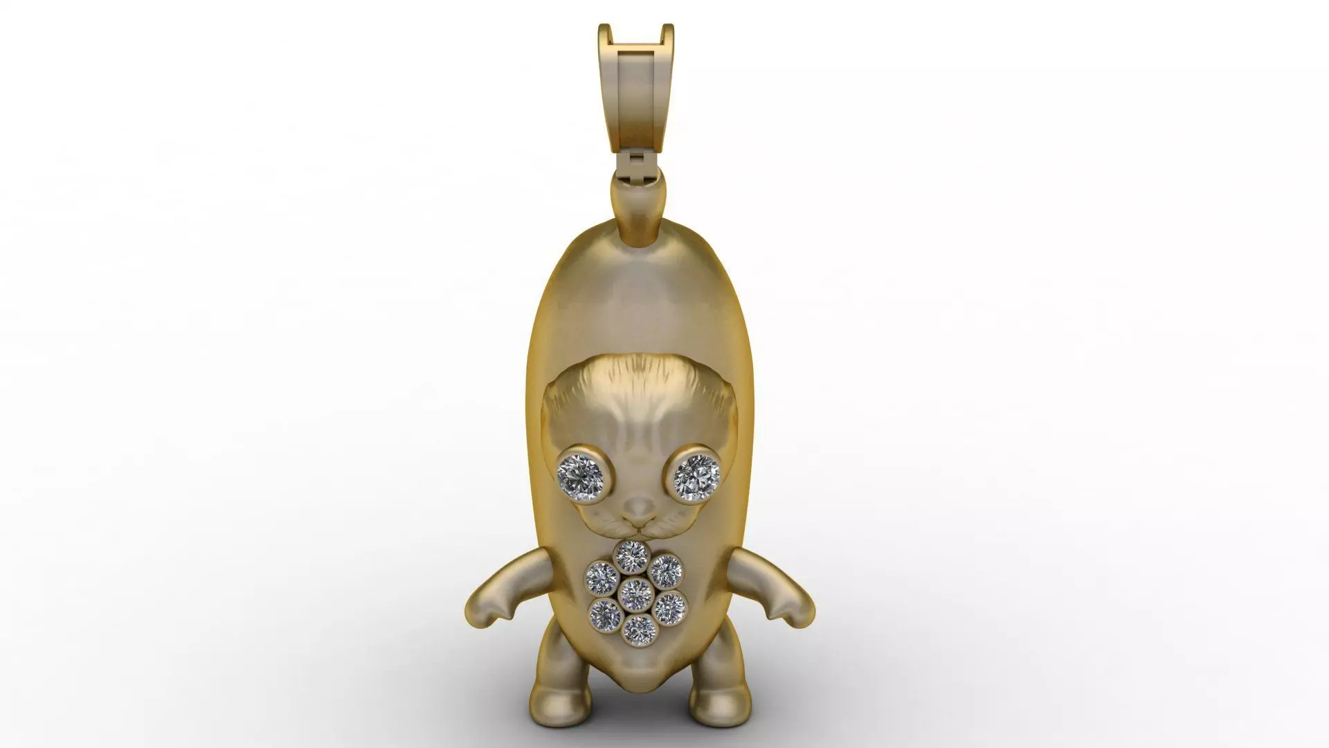 UNIQUE UGLY ANIMAL PENDANT 3D PRINTABLE MODEL 3D print model