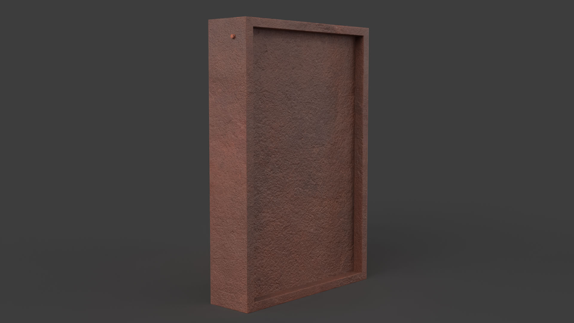 Rusted Power Box Low-poly 3D model_4