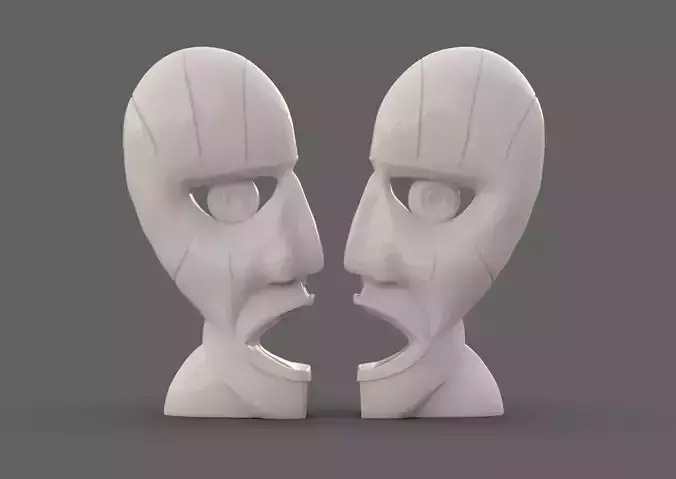 The Division Bell figurines 3D print model