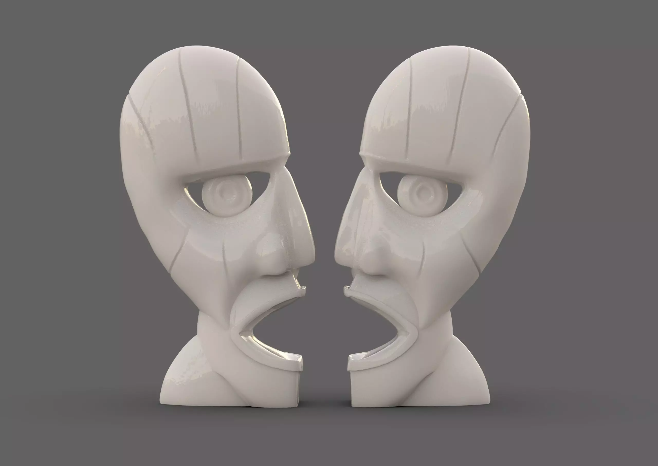 The Division Bell figurines 3D print model