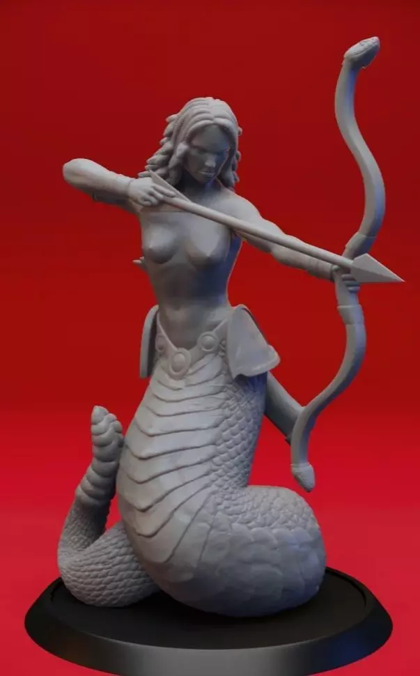 Medusa Tabletop miniature  3D model_0