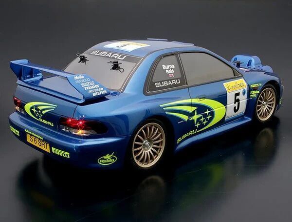 Rc 10 subaru 99 wrc light buckets front rear any scale 3d print 3D print model_1