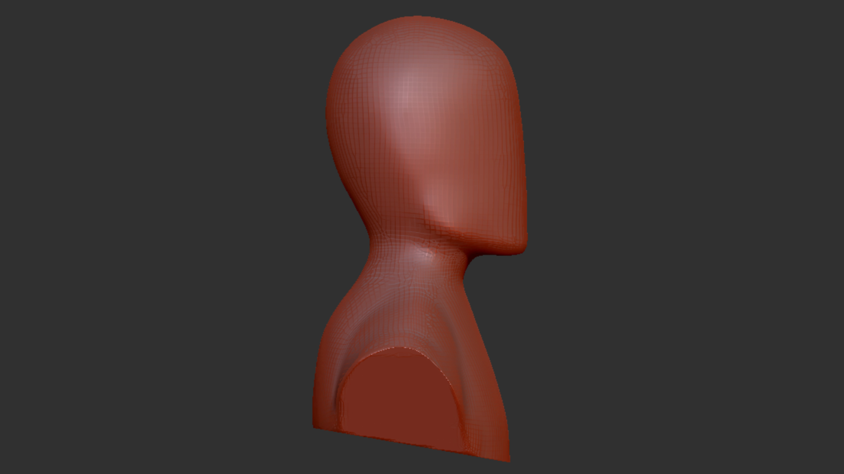 3D Mannequin head 3D model_4