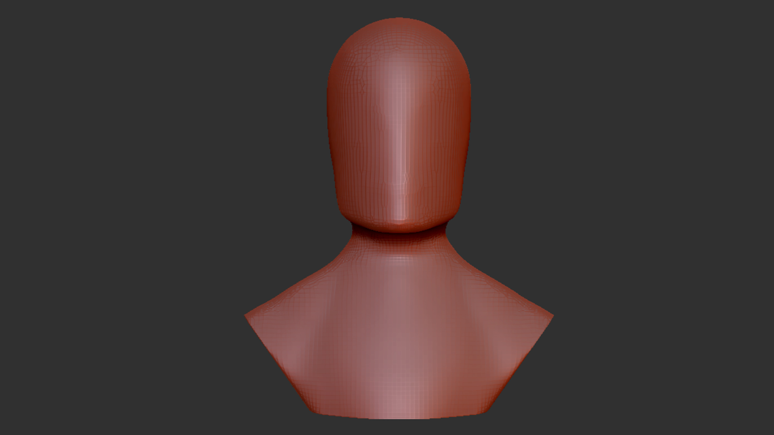 3D Mannequin head 3D model_3